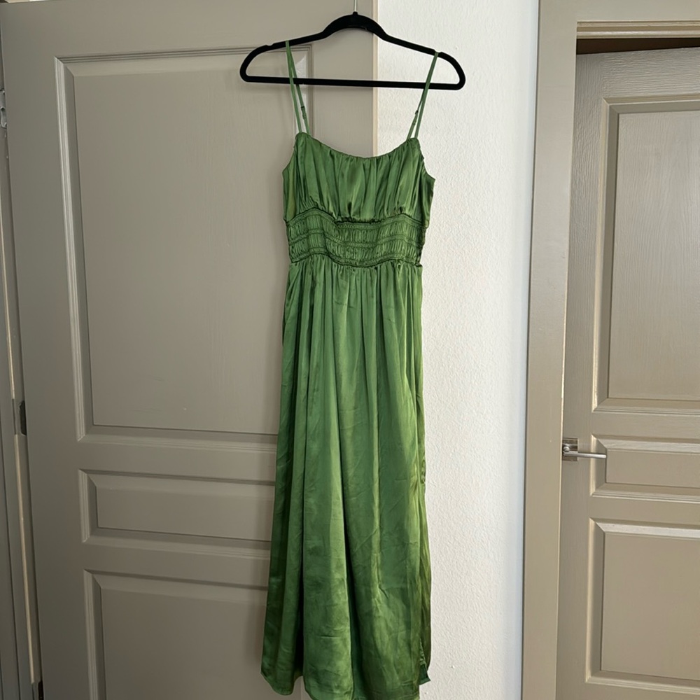 Abercrombie Green Midi Dress
